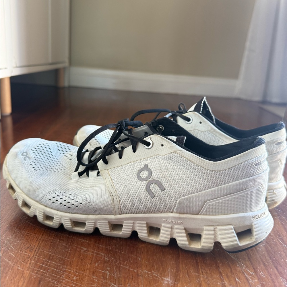 On Running White and Black Athletic Shoes - Picture 8 of 9